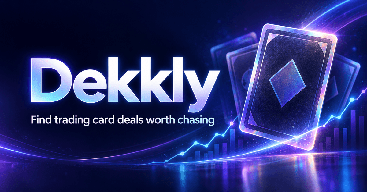 Dekkly trading card deal finder